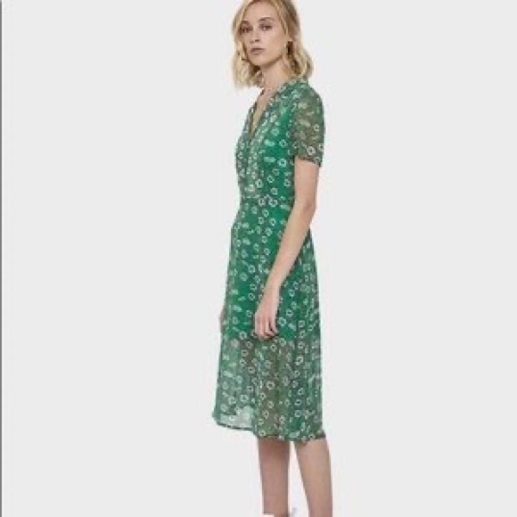 Stelen Dresses & Skirts - Stelen Green Floral Dress (Small & New)